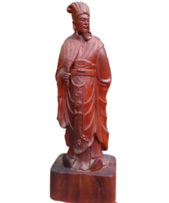 Tượng Gia Cát Lượng gỗ hương