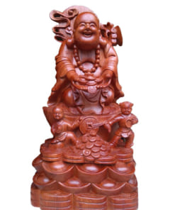 Tượng Di Lặc tung vàng