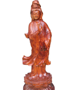 Tượng phật bà quán thế âm gỗ hương