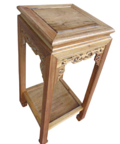 Đôn gỗ kê tượng mặt vuông 80cm