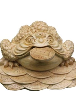 tượng cóc 3 chân gỗ nu nghiến