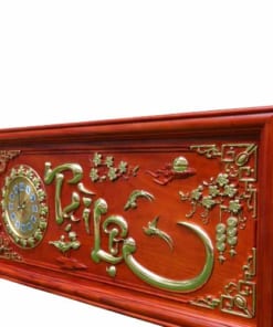 Tranh gỗ đồng hồ chữ Tài Lộc