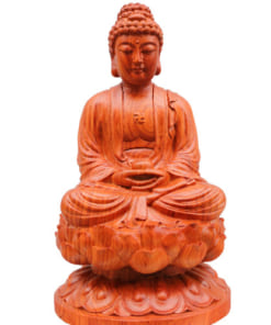 Tượng Phật A Di Đà ngồi đài sen cao 40cm
