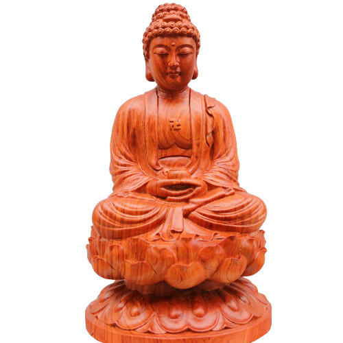 Tượng Phật A Di Đà ngồi đài sen cao 40cm