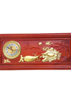 Tranh đồng hồ Di Lặc kéo bao tiền