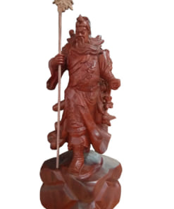 Tượng Quan Vũ đứng cầm đao 60cm