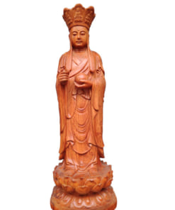 Tượng Bồ Tát địa tạng gỗ hương