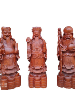 Bộ tượng Tam Đa cao 60cm gỗ hương ta