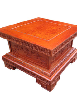 Kỉ gỗ kê chân tượng mặt vuông