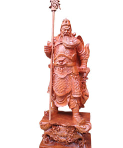 Ông Quan Công đứng cầm đao cao 60cm mẫu mới