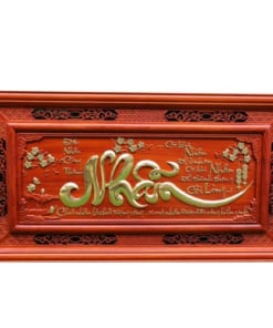 Tranh gỗ chữ Nhẫn