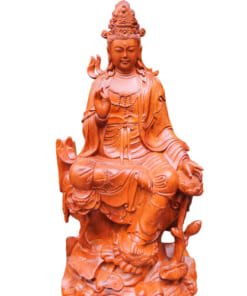 Tượng gỗ Quan Âm tự tại