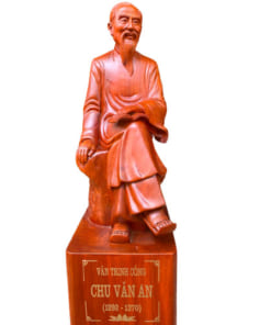 tượng chu văn an gỗ hương