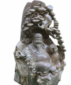 Thần Tài ngồi cây tiền cao 60cm
