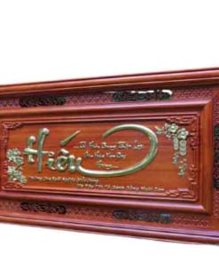 tranh go chữ hiếu