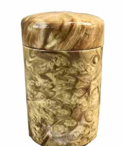 hũ trà trụ gỗ nu nghiến