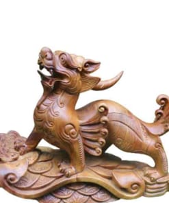 tỳ hưu liền khối gỗ hương